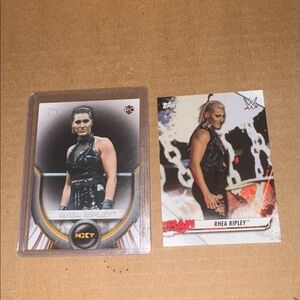 2020/2021 Topps Rhea Ripley Mami Rookie Card RC and Second year card. WWE NXT